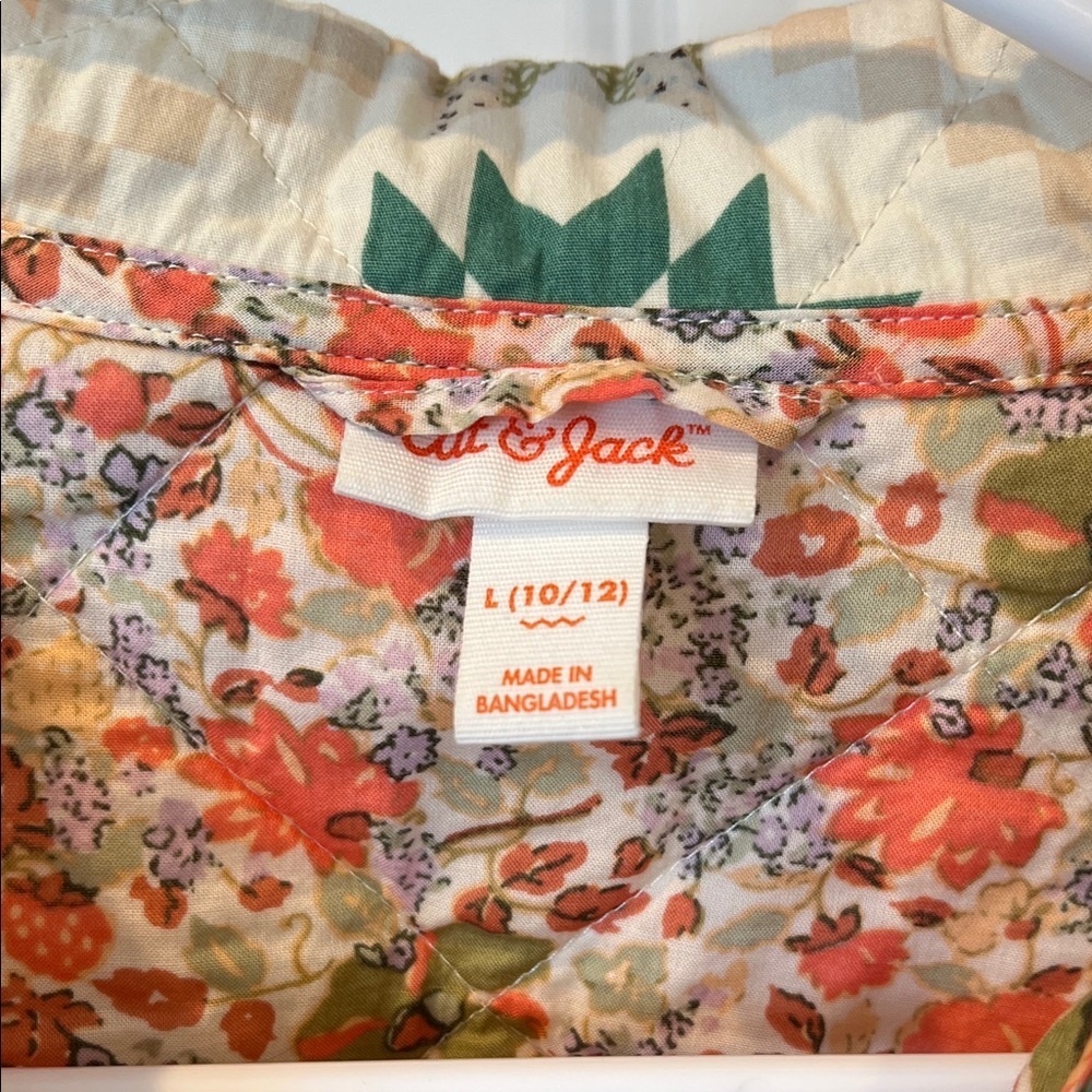 Cat & Jack Multicolor Star Pattern Puffer Jacket - Picture 2 of 6